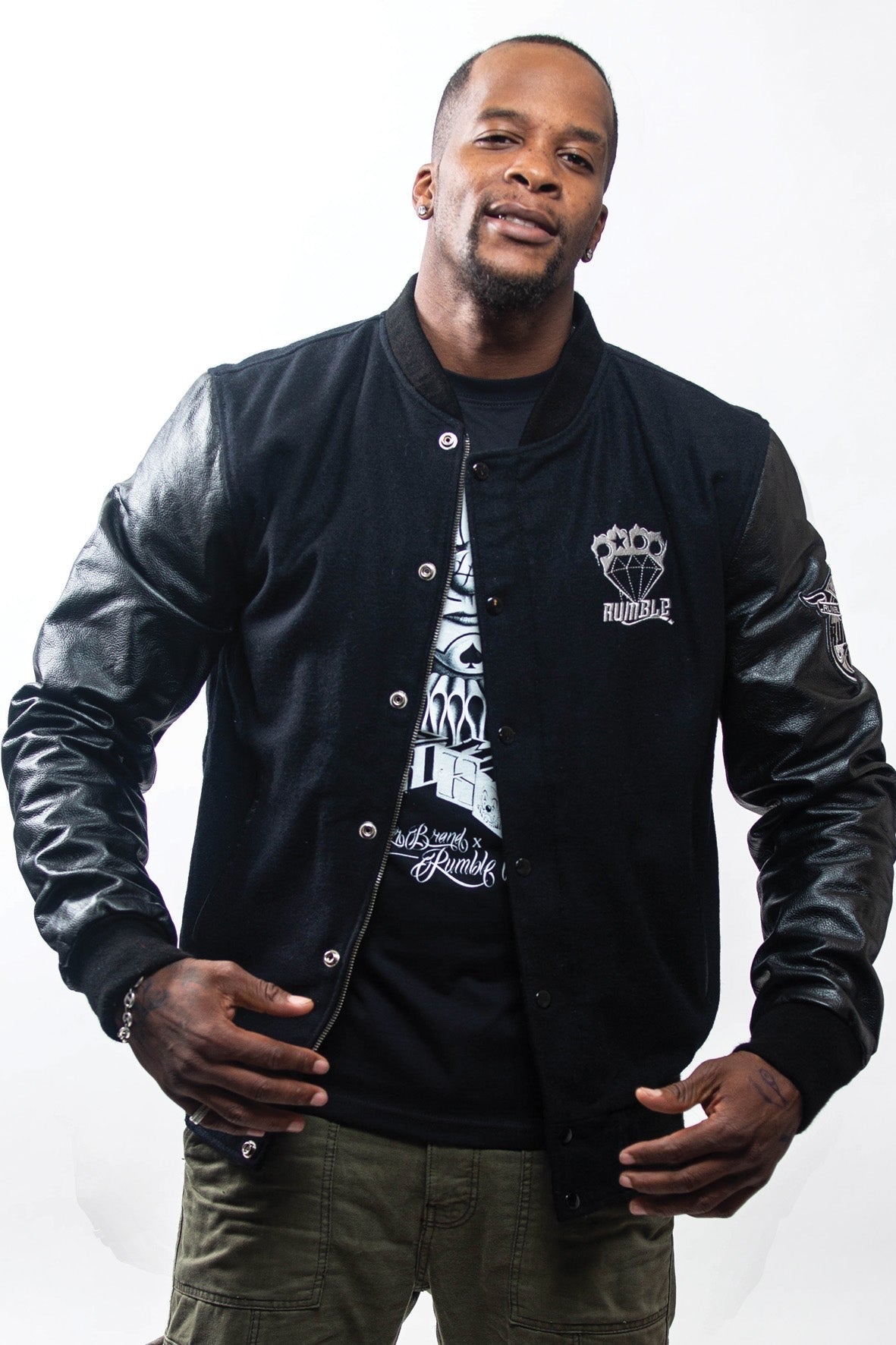 TEDDY MANCHE CUIR NOIR