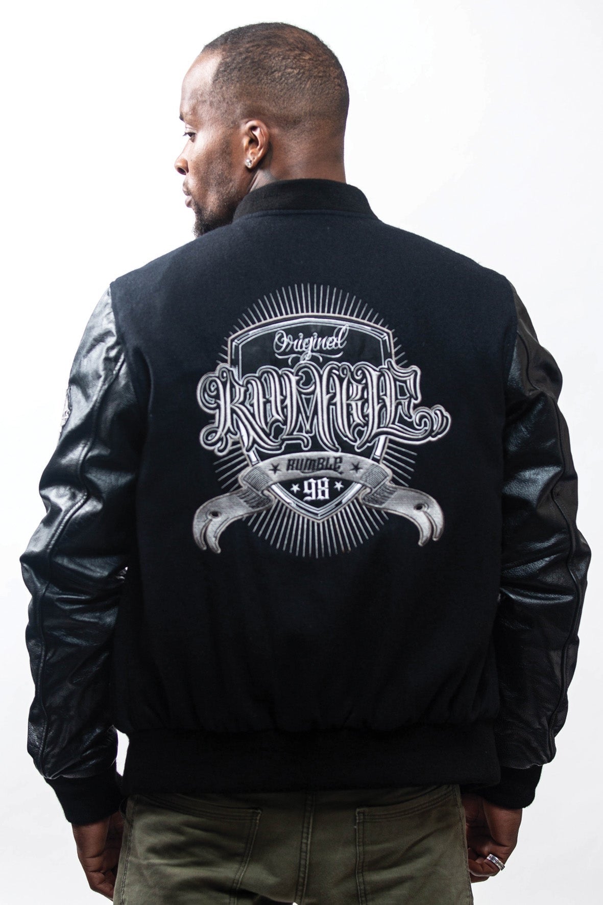 TEDDY MANCHE CUIR NOIR