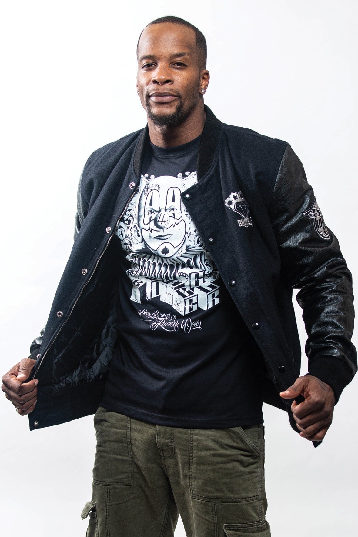 TEDDY MANCHE CUIR NOIR