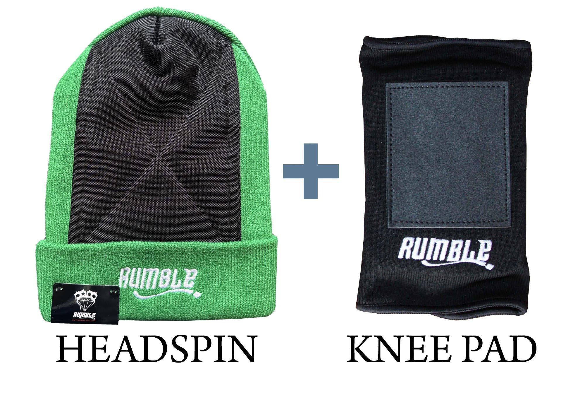 PACK BONNET HEADSPIN RUMBLE + GENOUILLIÉRE