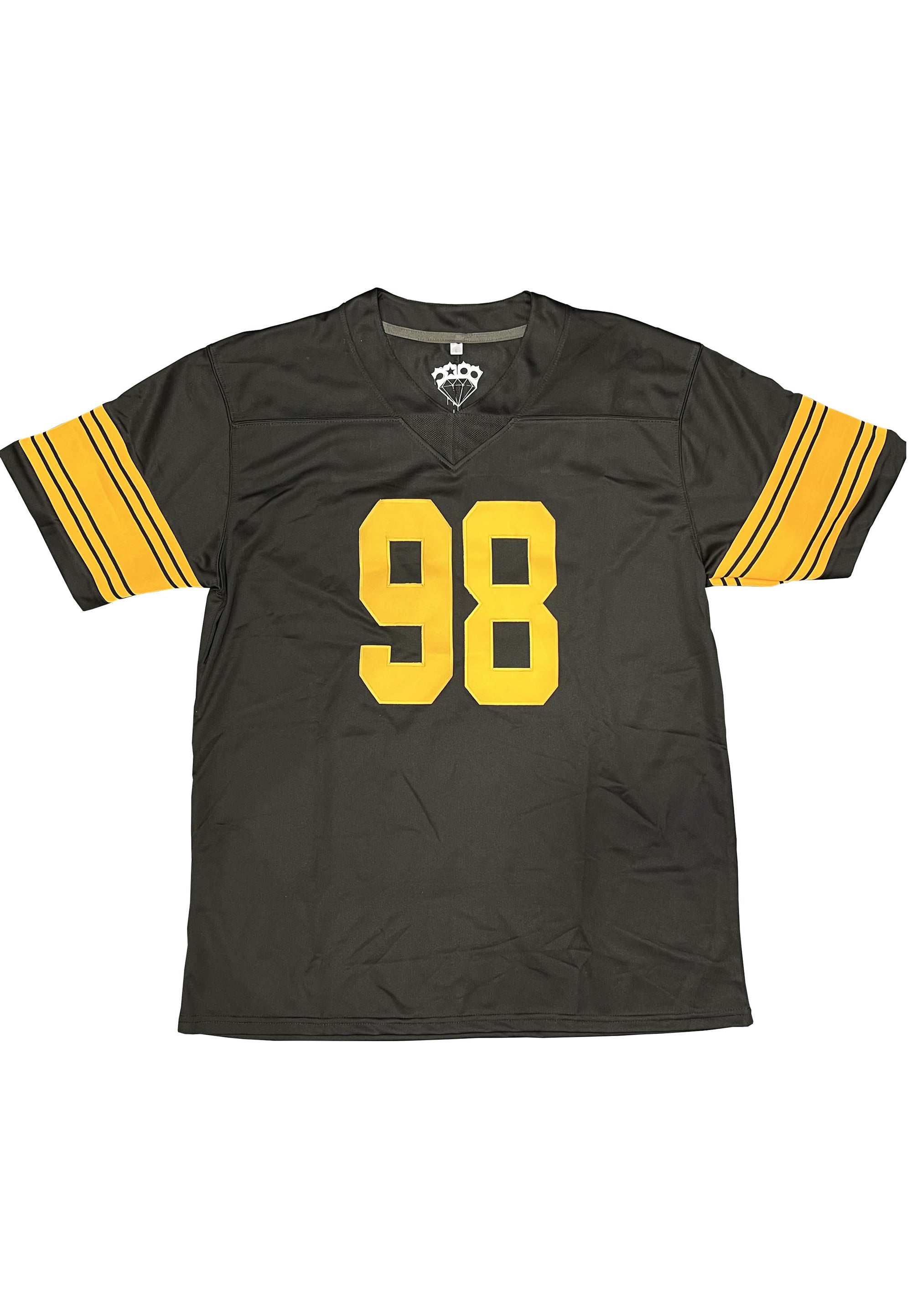 T-shirt Foot US Noir Jaune