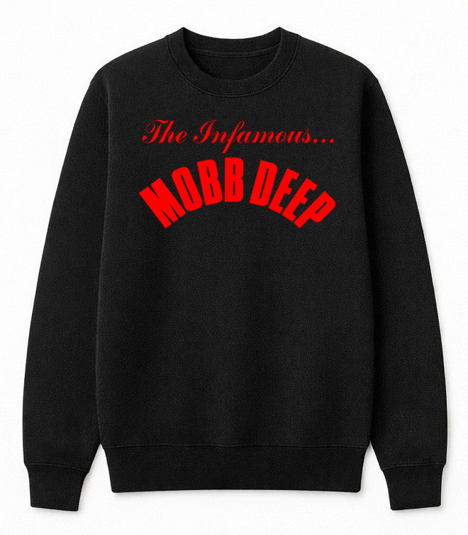 Sweat Ras du Coup MOBB DEEP Noir