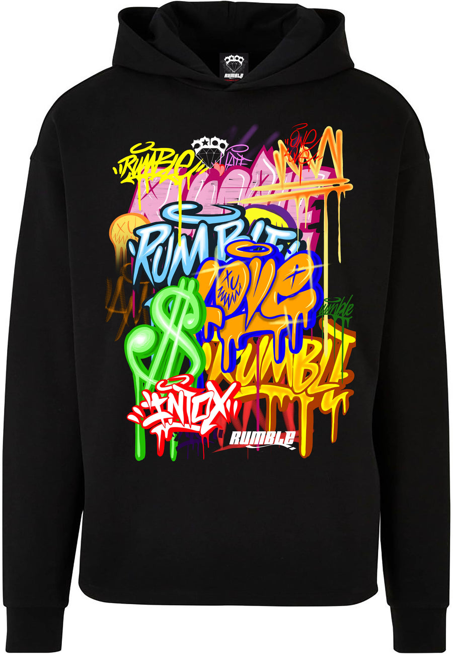 Sweat Capuche Intox Noir