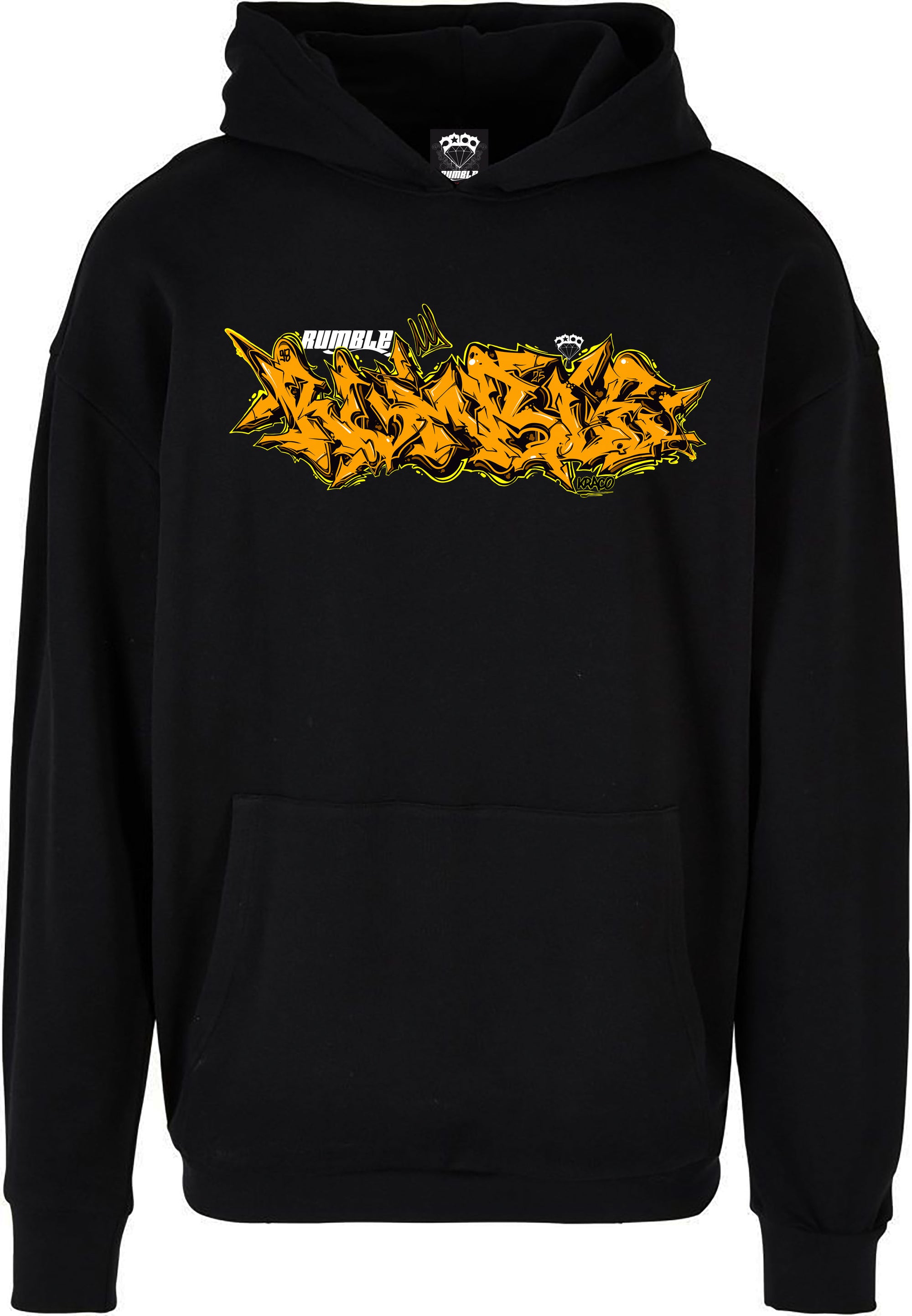 Sweat Capuche Kraco Graff Orange