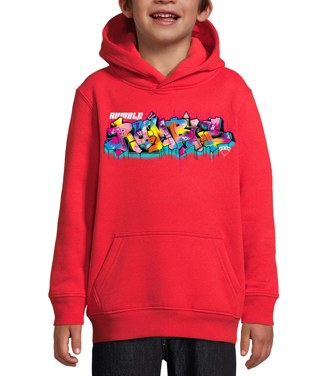 SWEAT CAPUCHE ENFANT ROUGE ZENOY