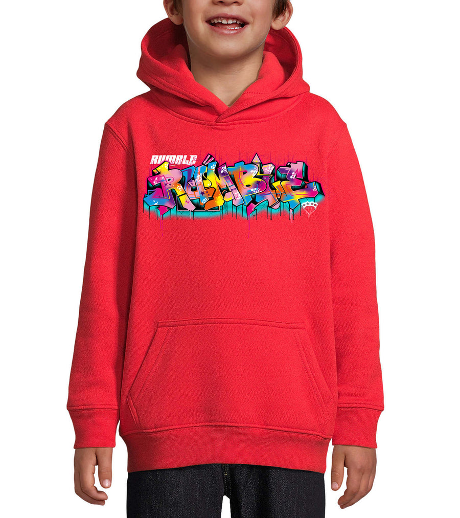 SWEAT CAPUCHE ENFANT ROUGE ZENOY