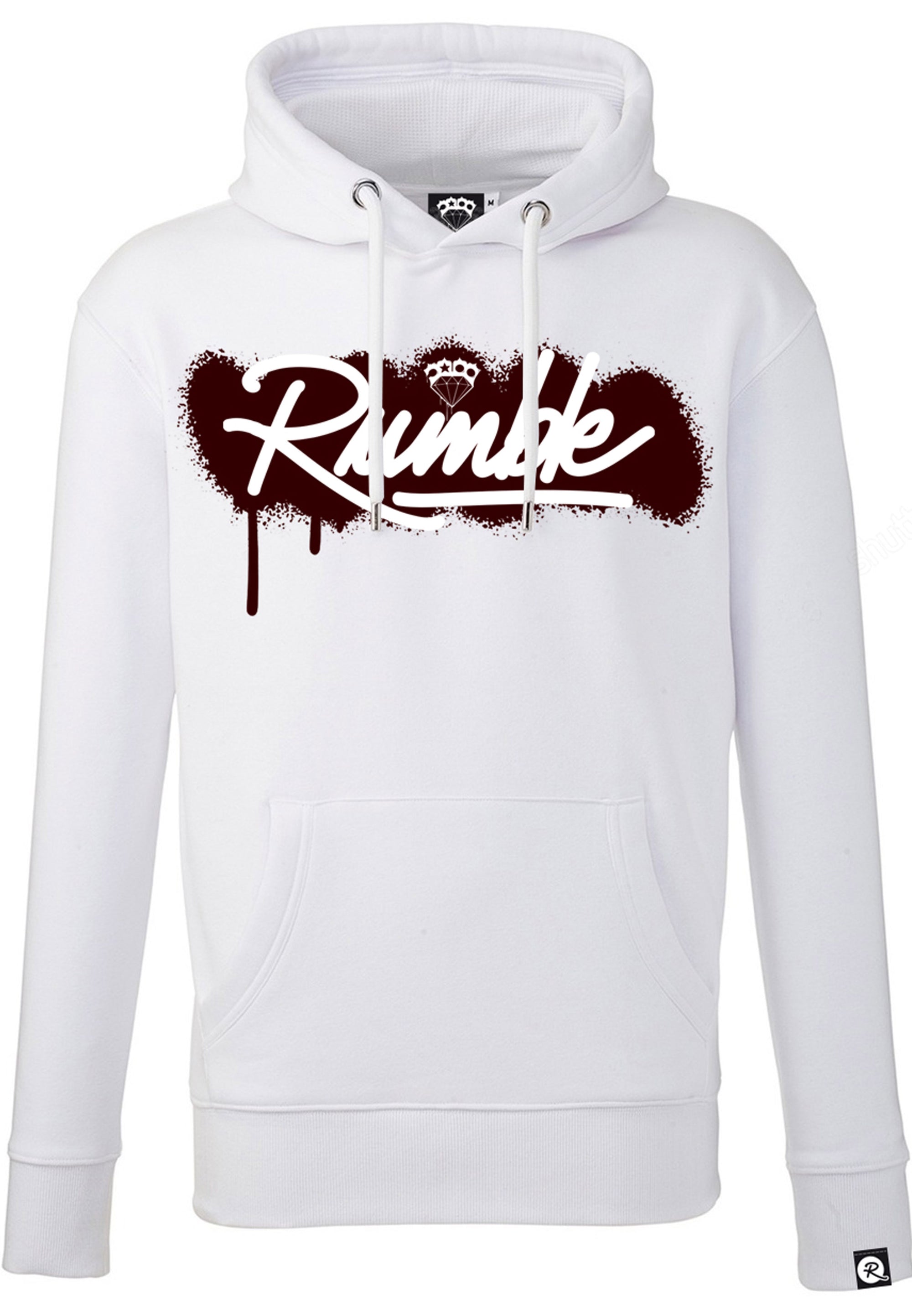 Sweat Capuche PAINTING Blanc