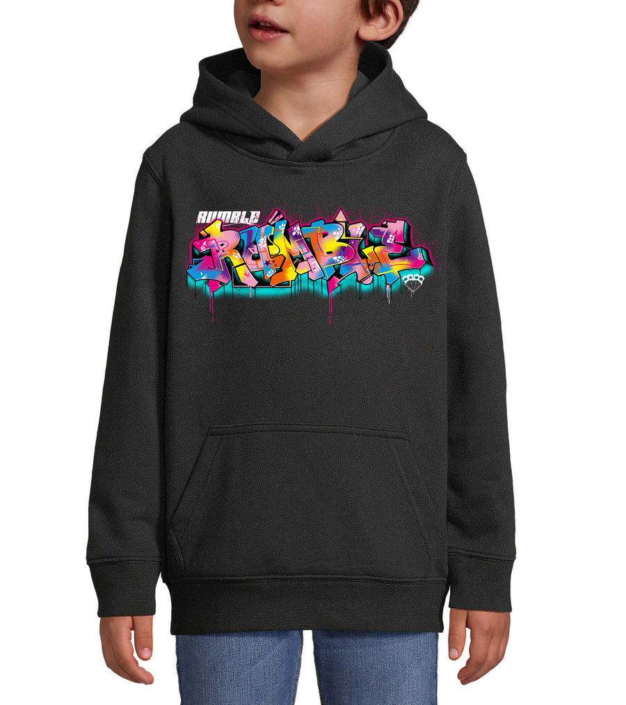 SWEAT CAPUCHE ENFANT NOIR ZENOY