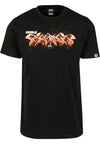 T-shirt Cris Noir Orange