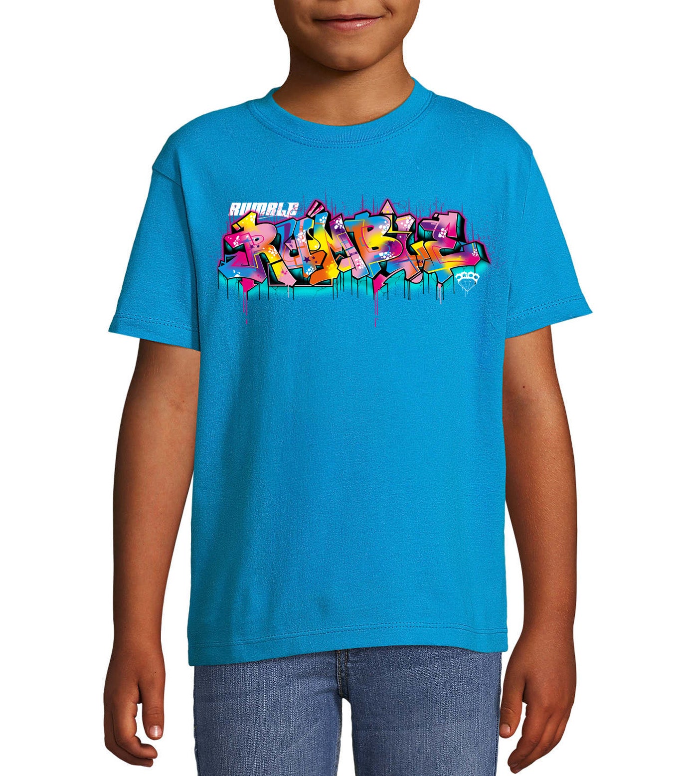 TEE SHIRT ENFANT BLEU ROYAL ZENOY