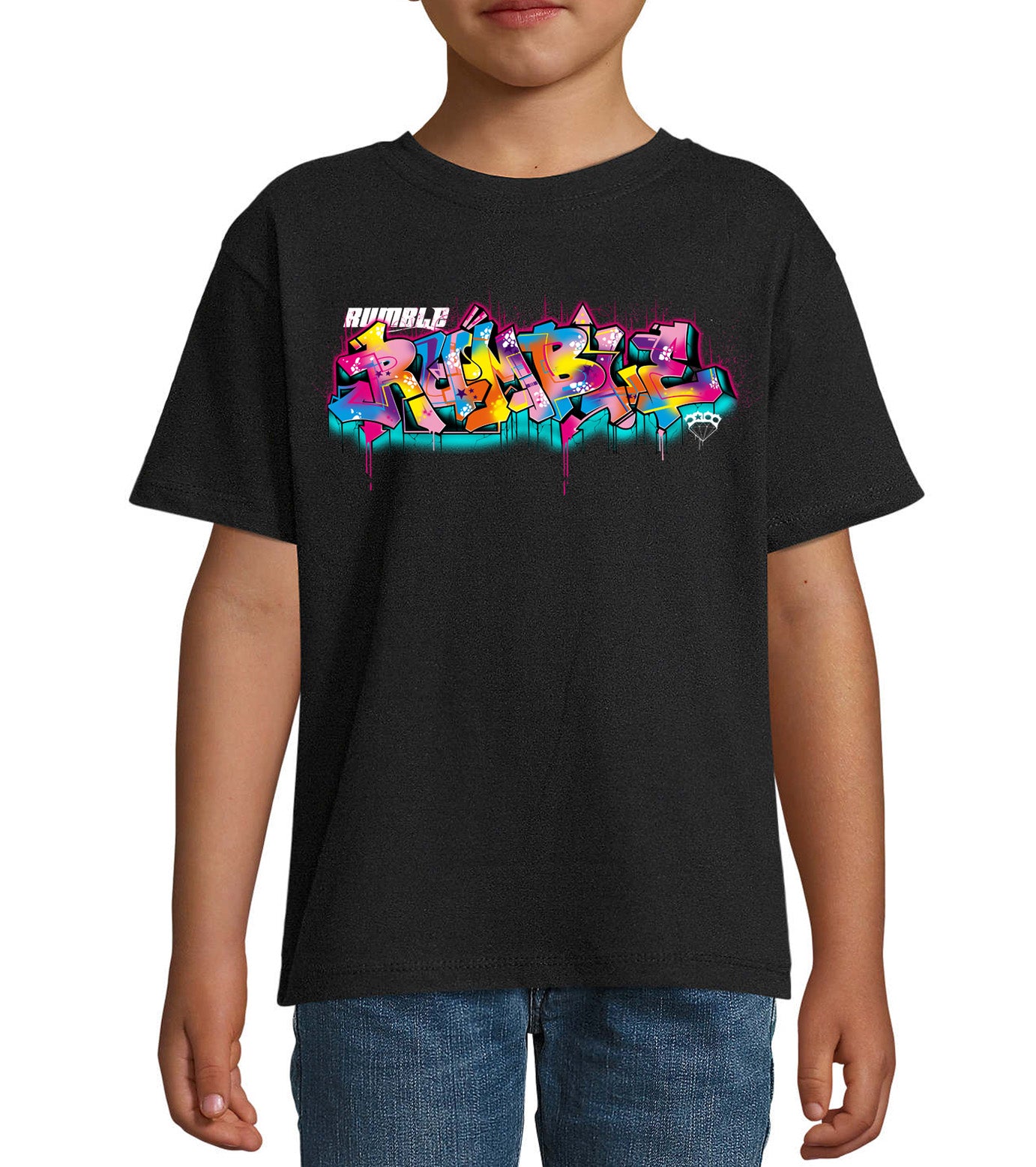 TEE SHIRT ENFANT NOIR ZENOY