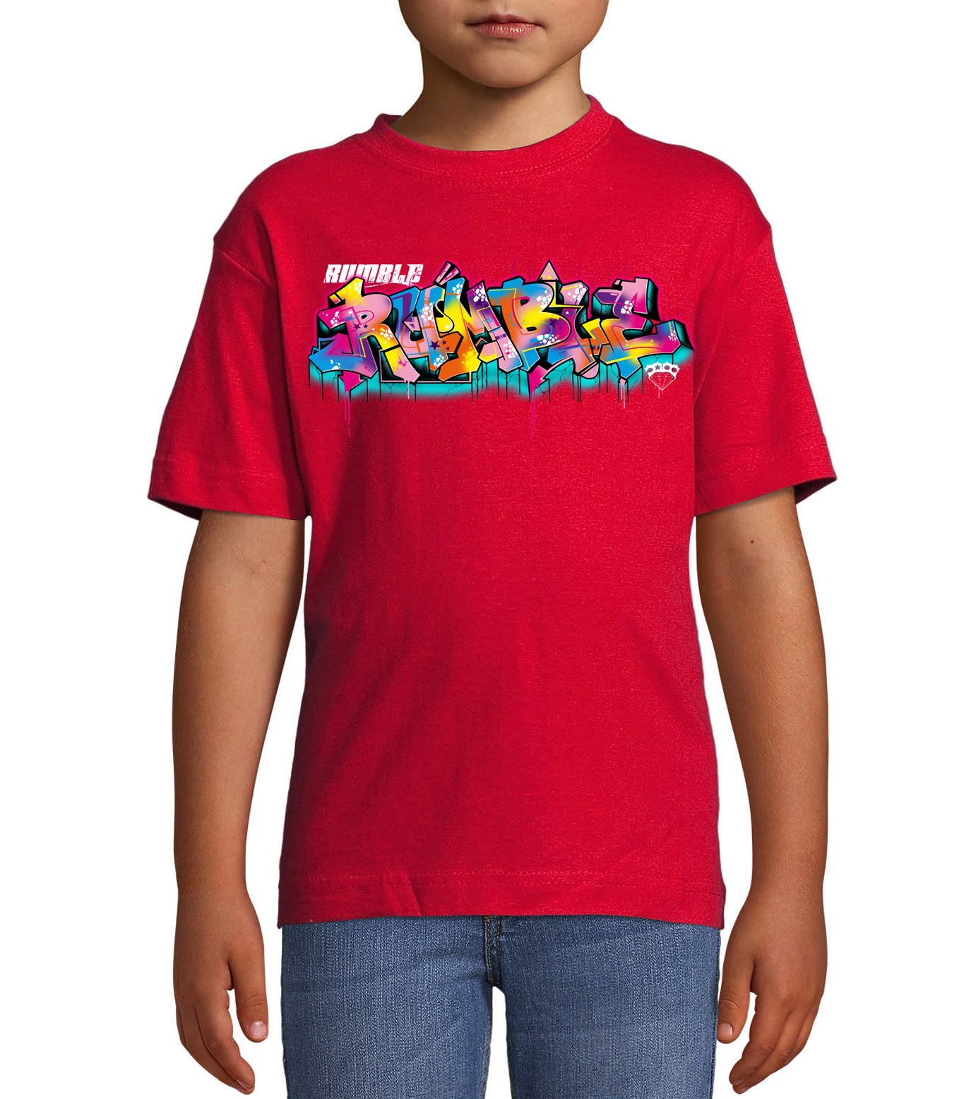 TEE SHIRT ENFANT ROUGE ZENOY