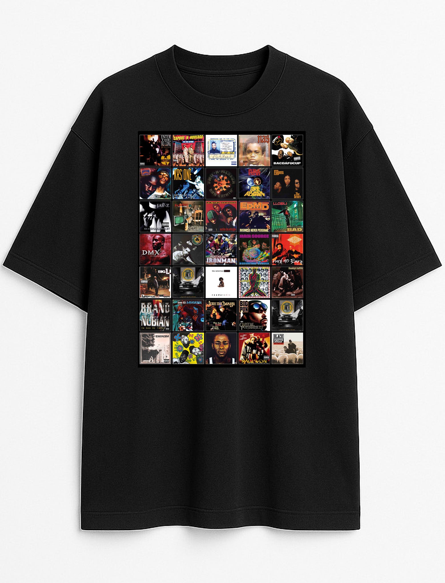 T-SHIRT POCHETTE ALBUM RAP EAST COAST