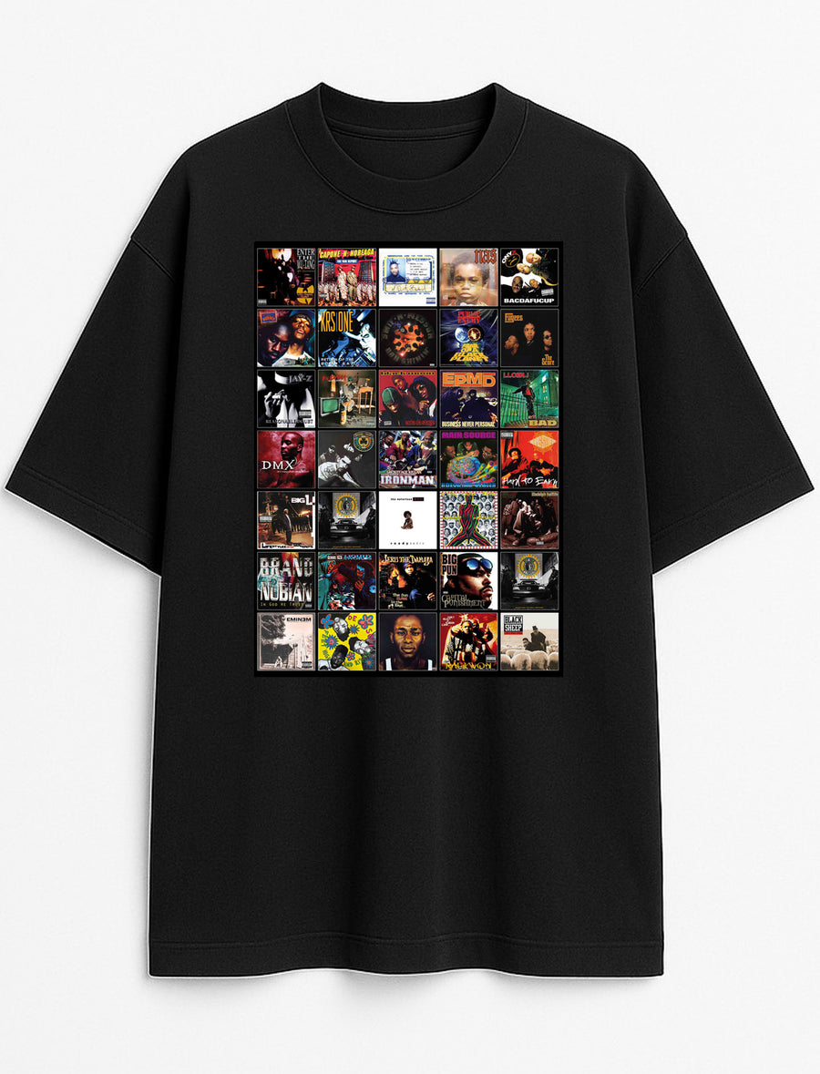 T-SHIRT POCHETTE ALBUM RAP EAST COAST