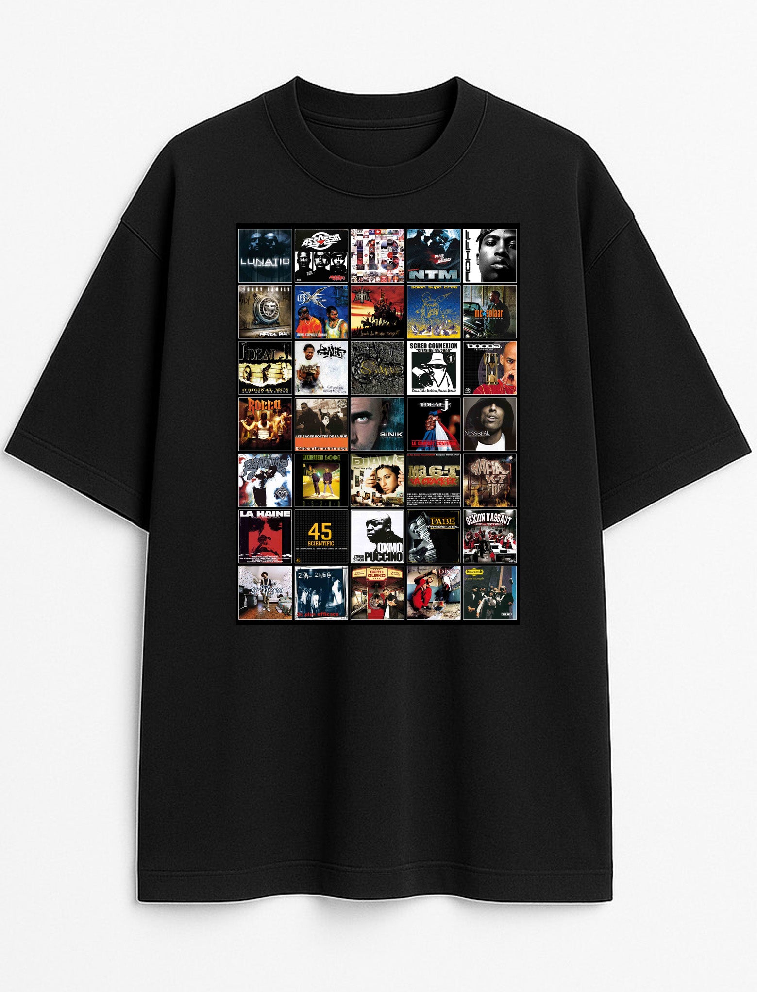 T-SHIRT POCHETTE ALBUM RAP FRANCAIS