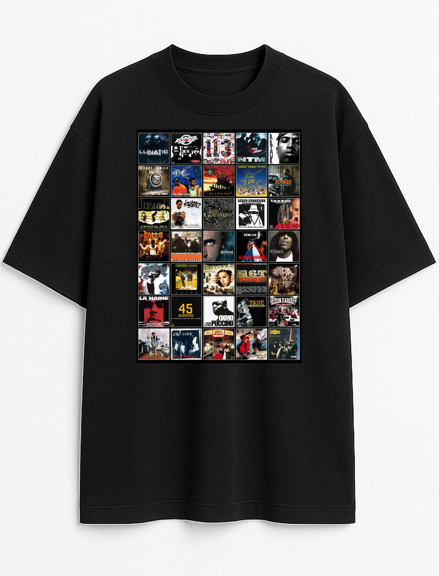T-SHIRT POCHETTE ALBUM RAP FRANCAIS