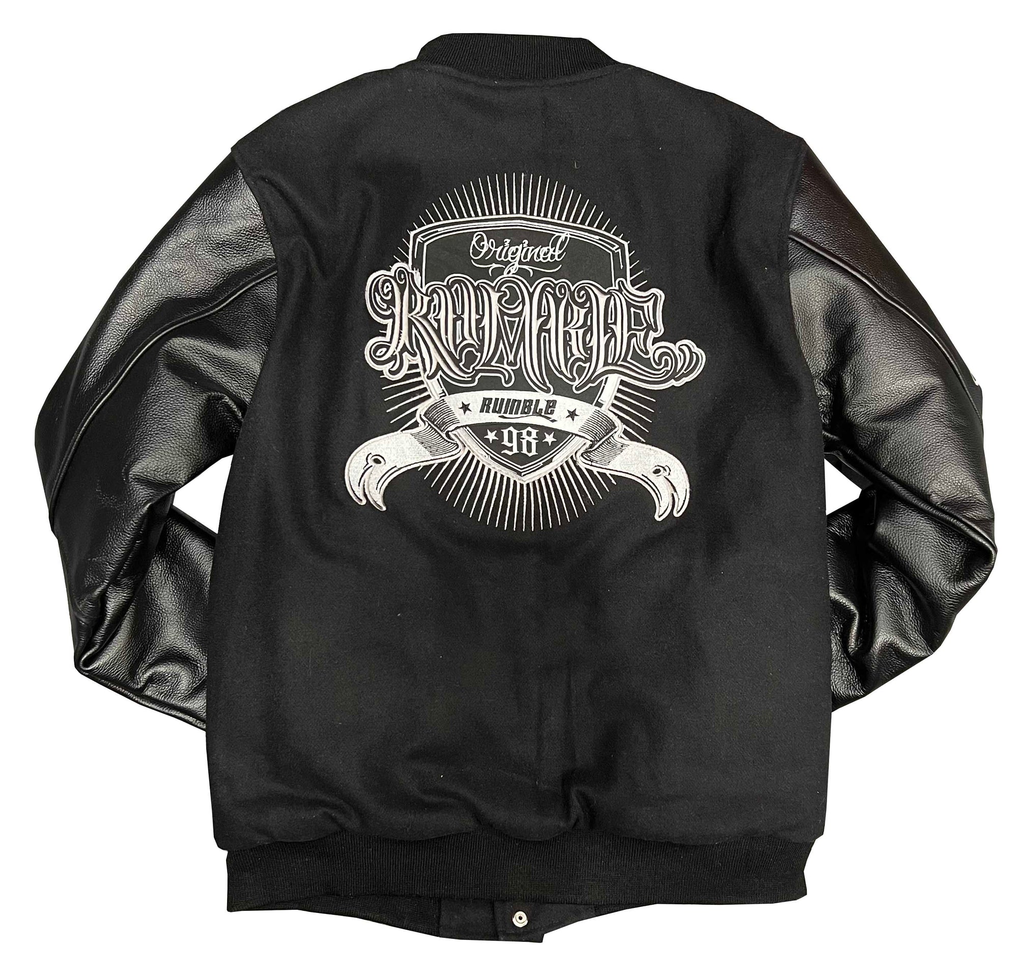 TEDDY MANCHE CUIR NOIR