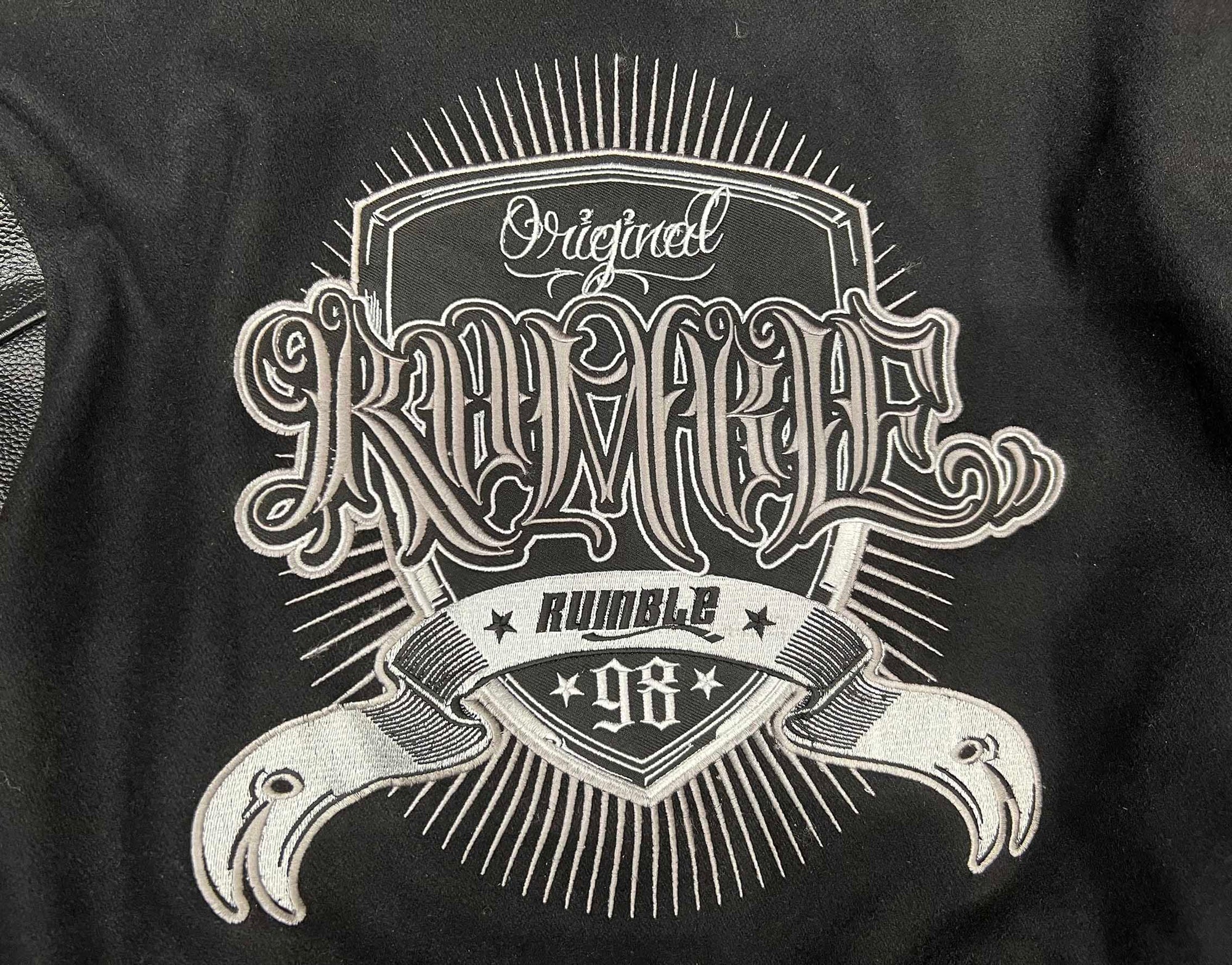 TEDDY MANCHE CUIR NOIR