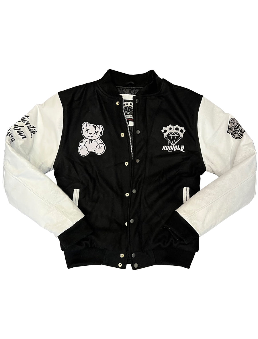 TEDDY MANCHE CUIR BLANC