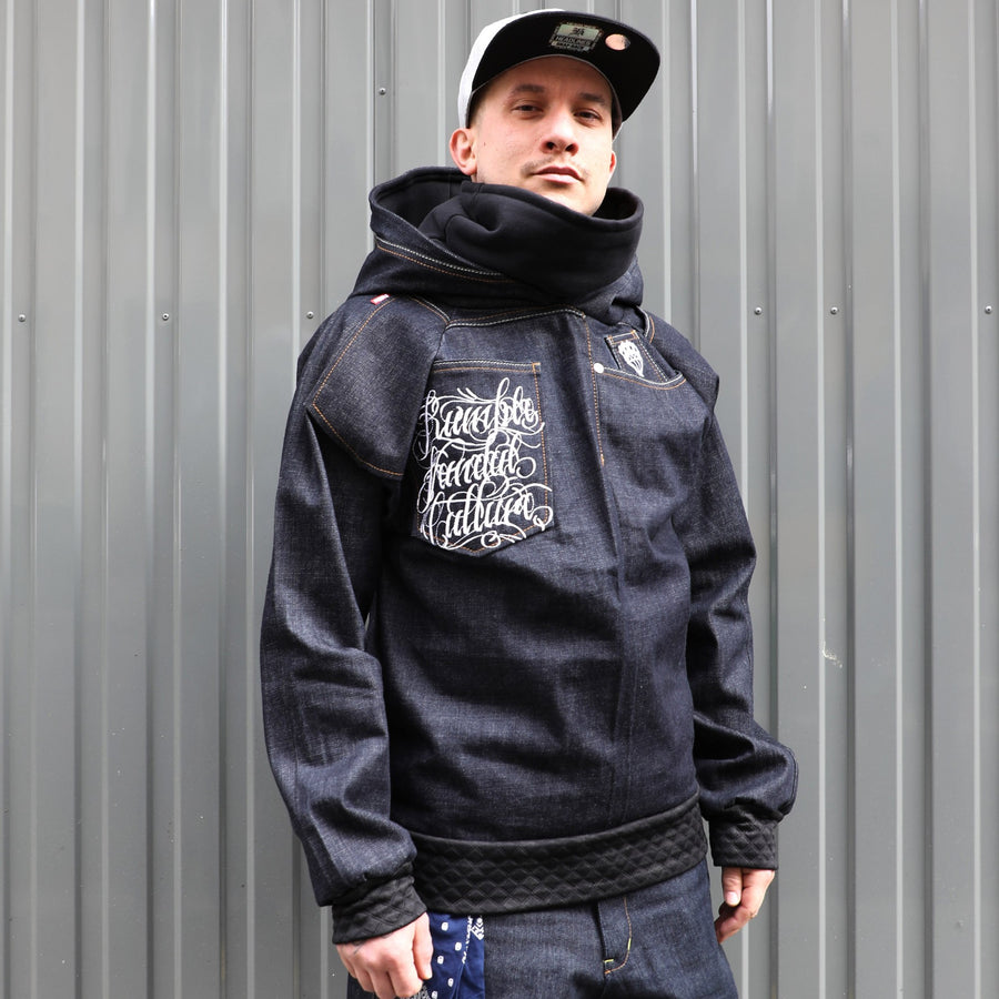 Vagarumble model capuche jean