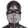 Masque élastique bandana noir avec filtre pm 2.5