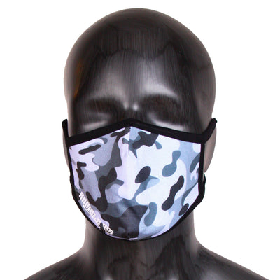 Masque élastique camouflage avec filtre pm 2.5