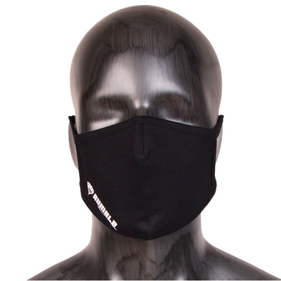 Masque élastique Uni noir avec filtre pm 2.5