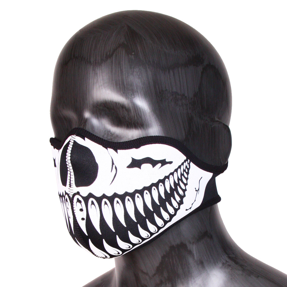 Masque teeth pointu Néoprene blanc