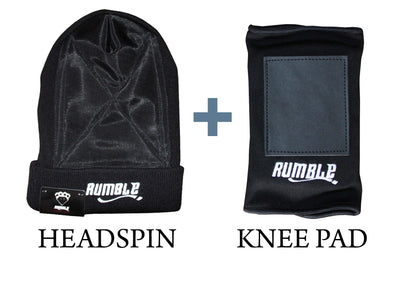 Pack bonnet headspin RUMBLE + protection genou